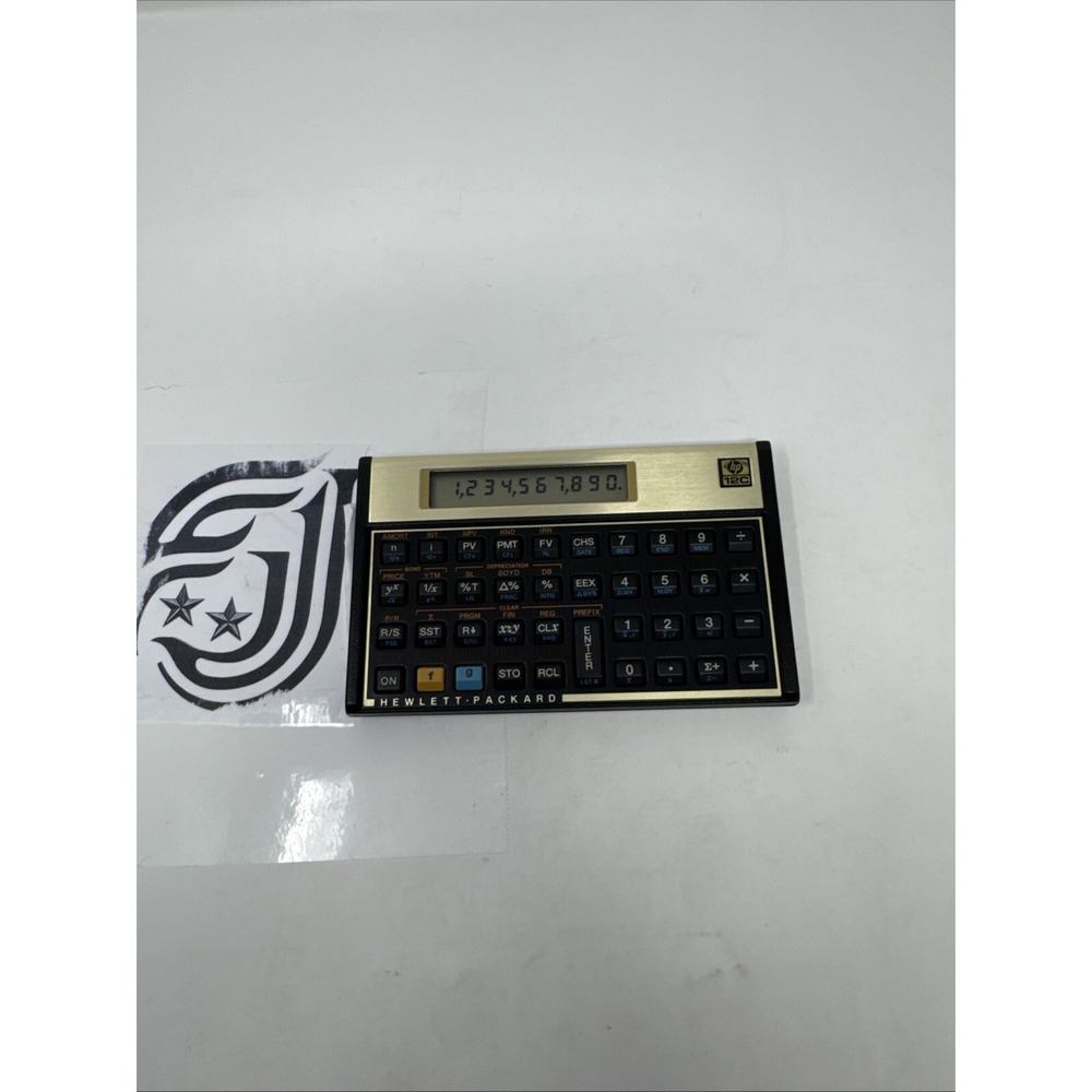 Vintage HP 12C Financial Calculator w/Original Cover, - Tested/works